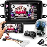 Kit Central Multimidia Mp5 Dvd 2 Din Som Pra Carro Renalt Logan Sandero Kwid Carptur Duster Oroch Com Espelhamento Android Ios Bluetooth Usb Interface Comando Volante Chicote Plug Play Câmera Moldura