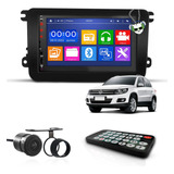 Kit Central Multimídia Tiguan Mp5 Moldura Câmera