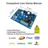 Kit Central Placa Motor Portão Ppa Garen Rossi Relé Aux 