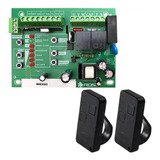 Kit Central Rossi P Motor Portão Bv Wkx90 2 Controles