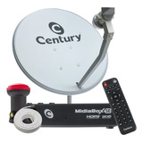 Kit Century Midiabox Receptor Digital Antena