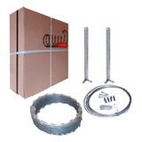 Kit Cerca Concertina Galvanizada