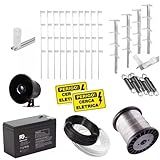 KIT CERCA ELÉTRICA 30 METROS SEGURANÇA ELETRIFICA