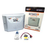 Kit Cerca Eletrica Alarme 70m 4 Sensores Discadora Bateria 110v 220v