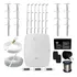 Kit Cerca Elétrica Jfl Ecr 10 120 Metros Haste Estrela 75 Cm