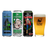 Kit Cerveja Bodebrown Trooper Popeye Lata 473ml