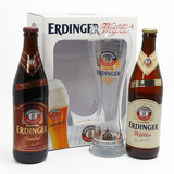 Kit Cerveja Erdinger Com 2 Cervejas Weibbier + Copo Un
