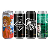 Kit Cerveja Estilo Ipa Lata Bodebrown Degustação