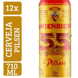 Kit Cerveja Wienbier 55 Pilsen 710ml 12 Un 