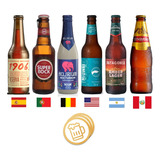 Kit Cervejas Importadas P Presente Vários Países
