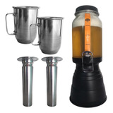 Kit Cervejeira Torre De Chopp Com 2 Bastão Térmico Lacrado