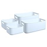 Kit Cesta Fit 4 Peças Branco Coza V2