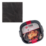 Kit Cesto Silicone Fritadeira Airfryer 5 Litros E Protetor
