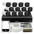 Kit Cftv 12 Cameras Full Hd 2mp Dvr Intelbras Mhdx 1116c 2tb