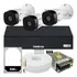 Kit Cftv 3 Cameras Full Hd Vhl 1220 Dvr Intelbras 1104-c 4x1