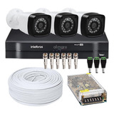 Kit Cftv 3 Cameras