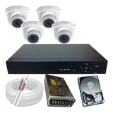 Kit Cftv 4 Cameras