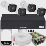 Kit Cftv 4 Cameras Segurança Full