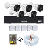 Kit Cftv 5 Cameras Segurança Intelbras