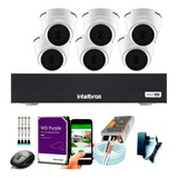 Kit Cftv 6 Câmeras Full Hd Intelbras Dvr Intelbras 8 Ch