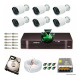 Kit Cftv 6 Cameras Infra Ahd 1080p Dvr Canais Intelbras hd 8