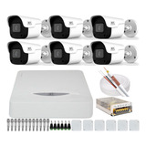 Kit Cftv 6 Câmeras Segurança 20 Mts 1080p Dvr 8 Canais Jfl