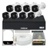 Kit Cftv 8 Cameras Full Hd Vhl 1220 Dvr Intelbras 1108-c 2tb
