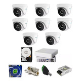 Kit Cftv Completo Dvr 08 Canais Hilook Hikvision 08 Cameras
