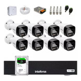Kit Cftv Intelbras Dvr Mais Cameras Monte O Seu 