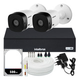 Kit Cftv Monitoramento 2 Cameras Intelbras