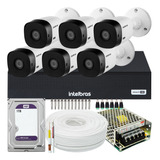 Kit Cftv Monitoramento 6 Vhl 1120 Intelbras 1108 c 1t Purple