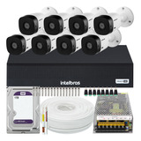 Kit Cftv Monitoramento 8 Cameras Multi