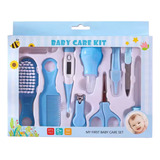 Kit Cha De Bebe Higiene Bebê 10 Pçs Termômetro Digital Lixa