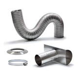 Kit Chaminé 60mm X 1 5m Para Aquecedor A Gás