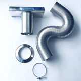 Kit Chaminé Fácil P Aquecedores A Gás 60 X 740 Mm C 3 00 Mt