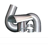 Kit Chaminé Tubo Alumínio 110mm 1 5 Metros P Aquecedor