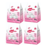 Kit Chantilly Em Pó Chantilinho 400g Com 4 Unidades Mix