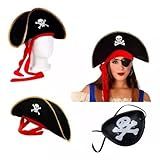Kit Chapeu Pirata Luxo
