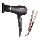 Kit Chapinha Secador Cabelo Mondial 220v Rose P20 Sc 37