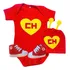 Kit Chapolim Menino Fantasia Body Roupa Roupinha De Neném   