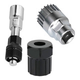 Kit Chave Bike Extrator Pedivela Caixa Central E Roda Livre