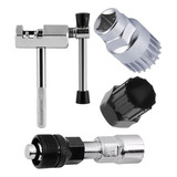Kit Chave Bike Movimento Central Corrente Extrator Pedivela