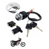 Kit Chave Contato Ignição Intruder 125 2006 2007 2008 2009