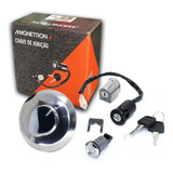 Kit Chave De Ignição Honda Cg125 Fan 2005 A 2008 4 Peças 