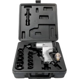 Kit Chave De Impacto 1 2 Pol Pneumática E 17 Acessórios Lith
