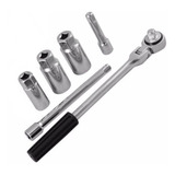 Kit Chave De Vela C Catraca Extensão E Soquete 16 18 E 21 Mm