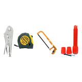 Kit Chave Hidráulica Alicate Pressão 10 Arco Serra Trena 5m