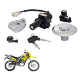 Kit Chave Ignição Bros 150 Tampa E Travas 2009 Ate 2014