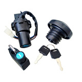 Kit Chave Ignição Contato Tampa Ybr 2001 2002 2003 2004