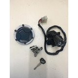 Kit Chave Ignição Tampa Tanque Trava Banco Ninja 300 Orig